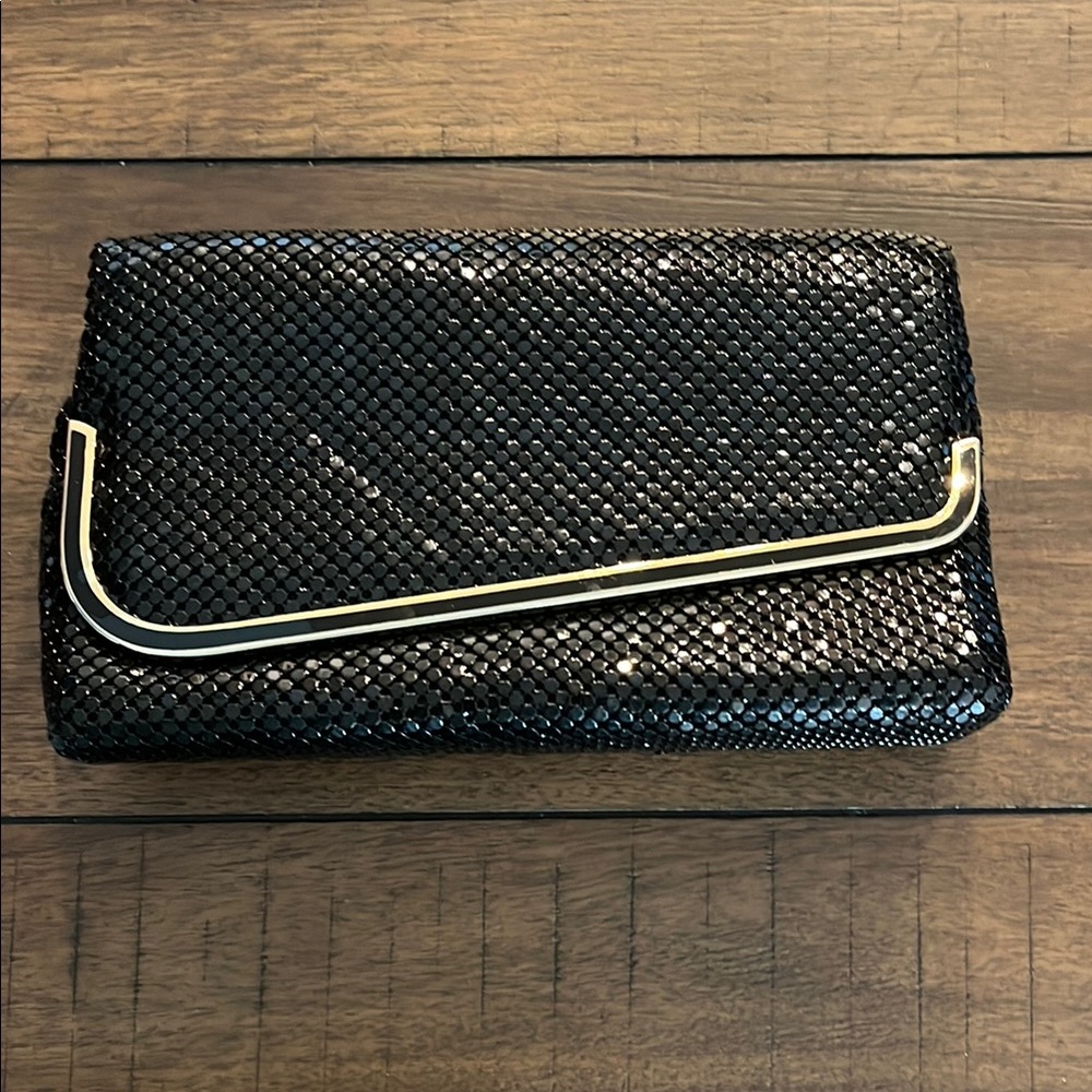Last chance 
Vintage Black Clutch Bag by La Regale